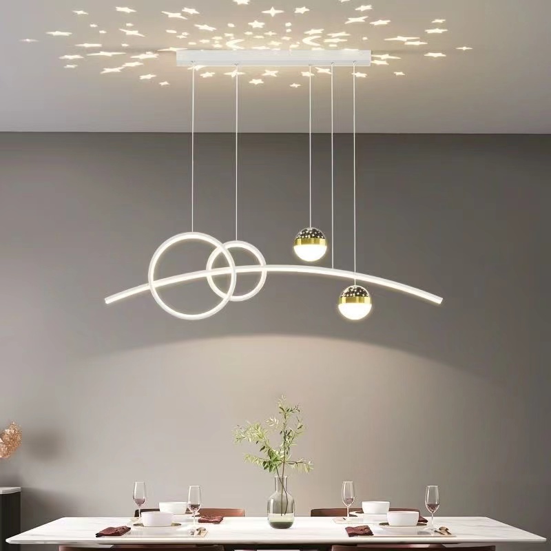 Desk Setup Minimalist - Luzes pendentes de restaurante, luminárias de