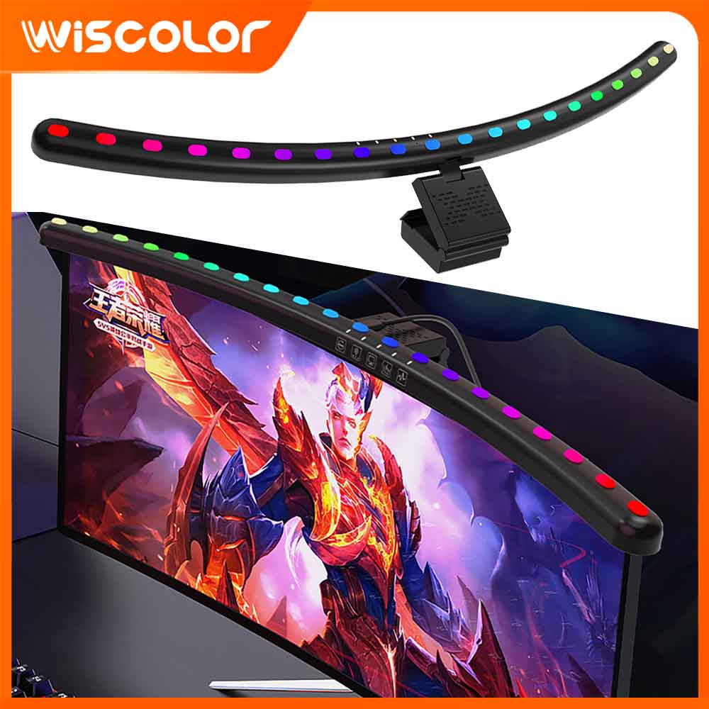 Setup Desk Monitor - Barra de Luz RGBIC para Monitor,