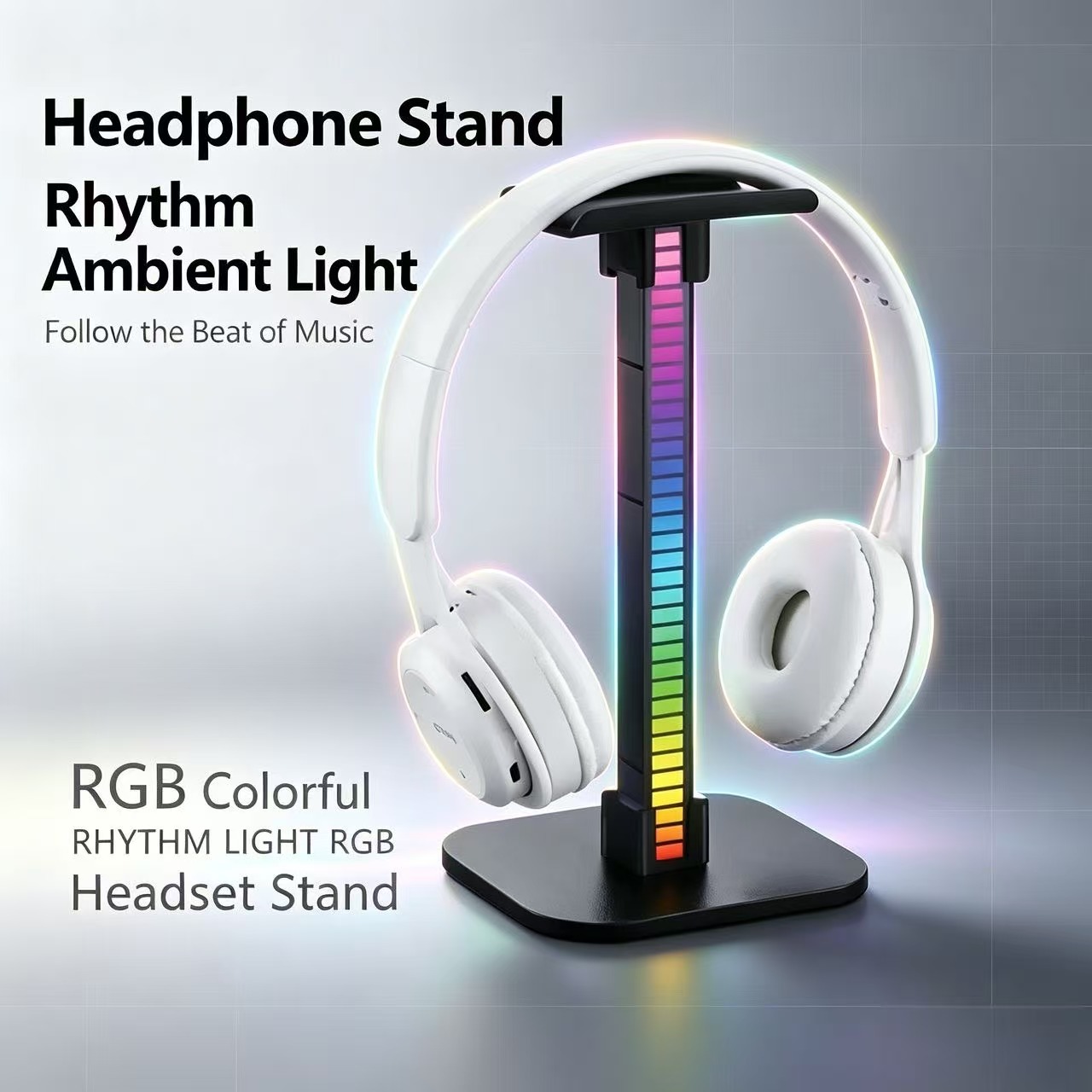 Desk Setup Lamp - Suporte para Fone de Ouvido Gamer