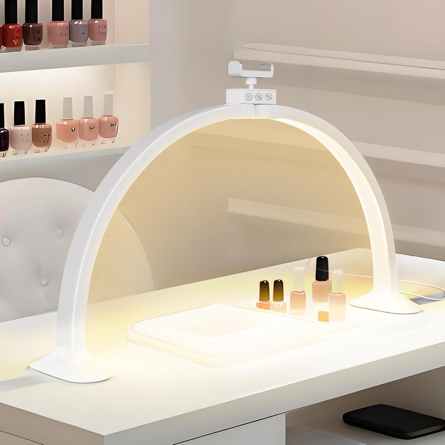 Desk Setup Lamp - Meia lua luz em forma de