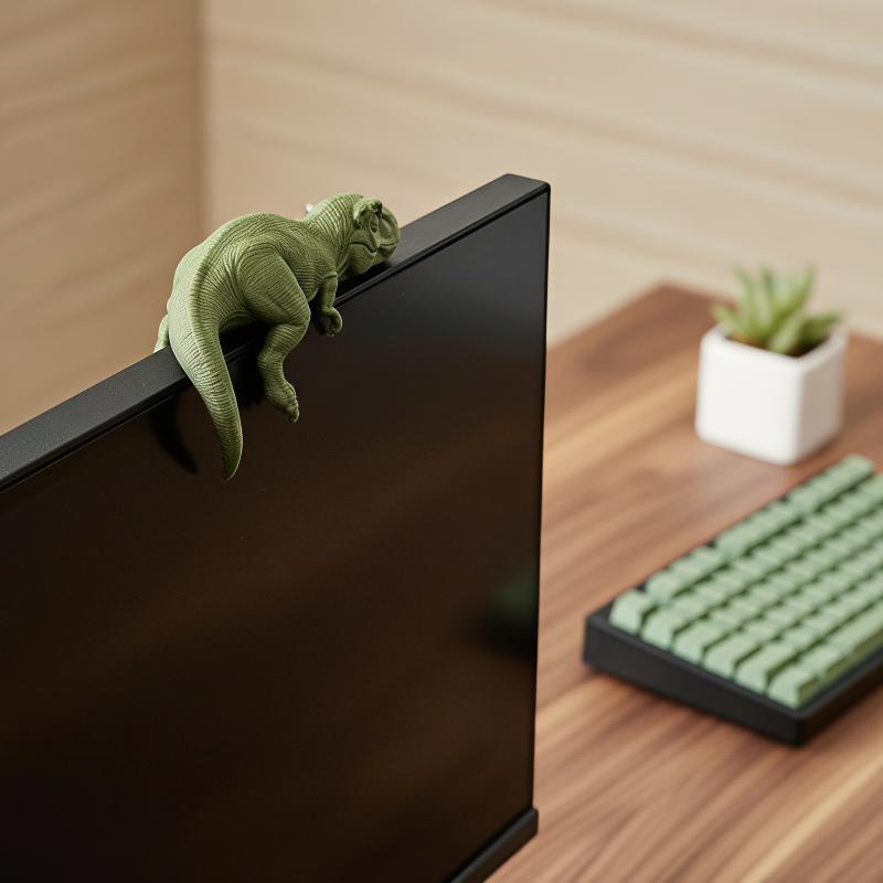 Ornamento de Dinossauro Tirano - Setup Desk Monitor avaliação e preço