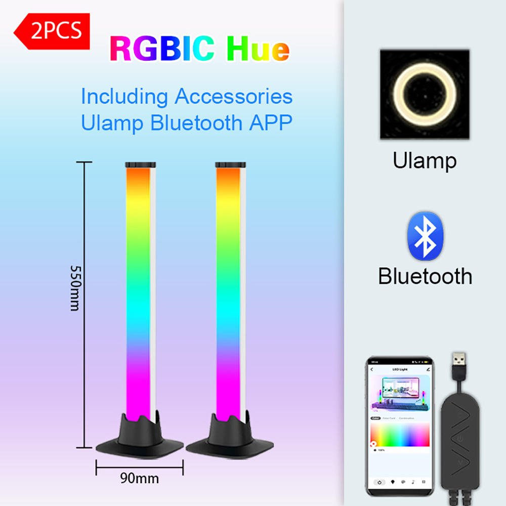 Luzes LED RGB para configuraçã - Desk Setup With Tv avaliação e preço