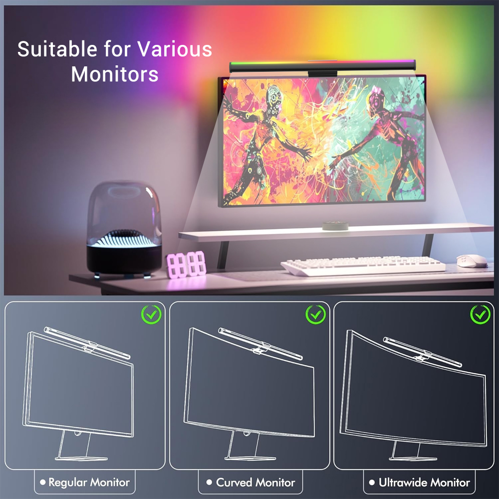 Barra de Luz para Monitor de C - Setup Desk Monitor avaliação e preço