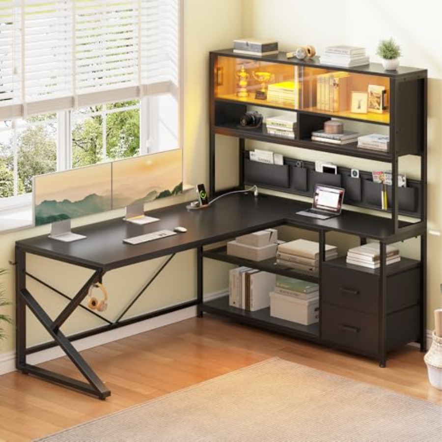 Mesa de jogos em formato de «L - Desk Setup L Shaped avaliação e preço
